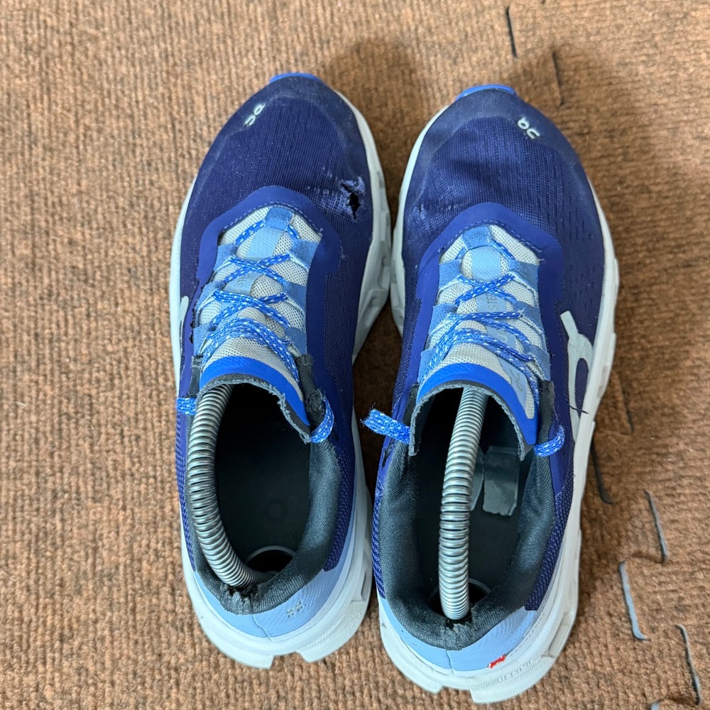 On Cloudmonster Womens Running Shoes Blue Grey 61.99026 US 7.5 gym fit shoe C+ - Picture 4 of 13